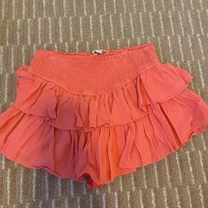 Rock n rags coral min skort